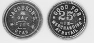 Coins issued for the store